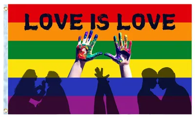 Regenbogenfahne 90x150 cm LGBTQ+ Pride Banner für Paraden
