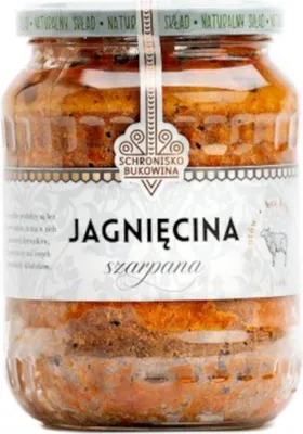 Produktbild von Jagnięcina szarpana 420g - Schronisko Bukowina