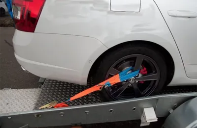 Produktbild von 4 Stück Spanngurte Zurrgurte 35 mm für Pkw Transport zur Radsicherung 1000/2000 daN
