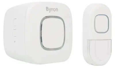 Produktbild von Byron DBY-24721 Funk-Türklingelset, Weiß, 85 dB, Haus, Büro, IP44, 10 Stück(e), 1 Stück(e)