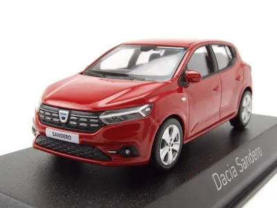Produktbild von Dacia Sandero 2021 rot Modellauto 1:43 Norev