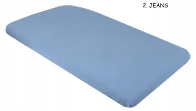 Produktbild von BabyLux Baumwoll-Musselin Spannbettlaken 70x140 Jeans