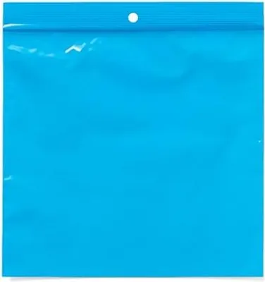 Produktbild von Kordelzugbeutel 150 x 150 mm, 50 µm, 50 Stück, BLAU
