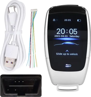 Obrázek produktu pro Univerzální dálkový ovladač TK900 LCD s dotykovým displejem Smart Key Remote Keschlart bez tlačítka Stop -Stop -motor -tlačítko -modely stříbrná