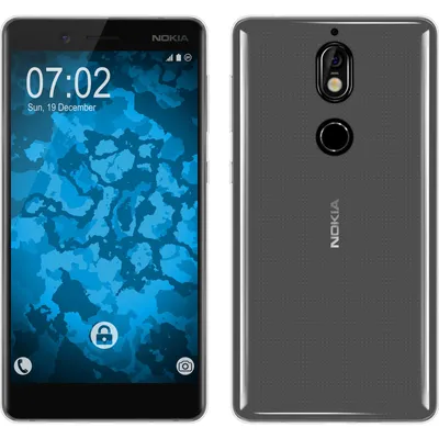 Produktbild von PhoneNatic Case kompatibel mit  Nokia 7 - clear Silikon Hülle Slimcase Cover