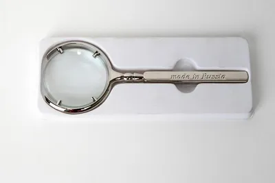 Obrázek produktu pro Precizní kovová lupa 70mm - 8 x zvětšení. Barva stříbrná (č.39)