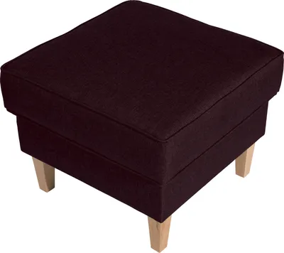 Produktbild von Max Winzer Hocker Lorris - Flachgewebe burgund - Maße: 53 x 53 x 45 cm