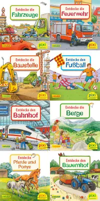 Produktbild von Pixi-8er-Set 240: Entdecke deine Welt 3  (8x1 Exemplar), m. 7 Buch