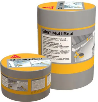 Productafbeelding van SikaMultiSeal grijs, zelfklevende afdichtingsband, 3 meter x 10 cm