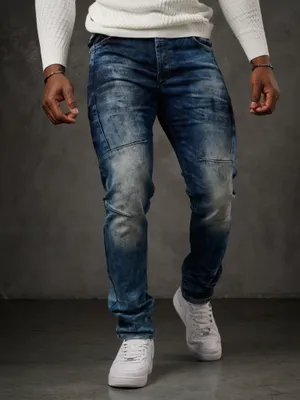 Produktbild von CD286 Herren bequeme Jeans mit cooler Waschung und Ziernähten