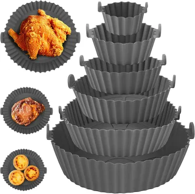 Produktbild von Silikon Backformen Set 6 Stücke, rund, für Küche