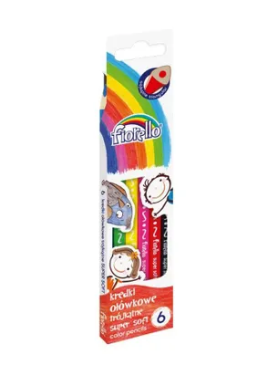Immagine prodotto di Pastelli Super Soft 6 colori FIORELLO
