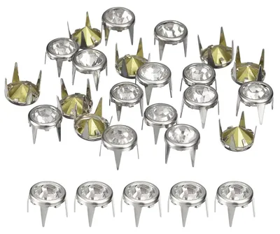 Productafbeelding van Metaalpunten - 120 stuks - 8 mm / 0,31 inch - Zilverwit