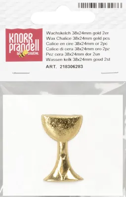 Produktbild von KNORR PRANDELL 218306283 Wachskelch 38 x 24 mm goldfarben