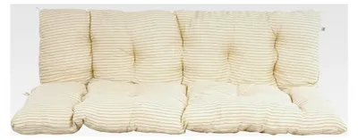 Produktbild von Auflage für Hollywoodschaukel 150x50 cm Frigiliana Sitzpolster gesteppt mit Schnüren
