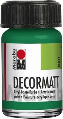 Produktbild von Decormatt Acryl - Saftgrün 067 15 ml. Packung mit 5 Stück