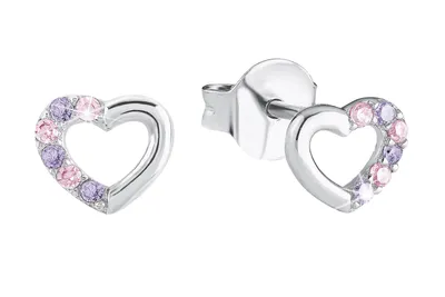Produktbild von Prinzessin Lillifee 2021106 Ohrstecker Herz mit Steinchen