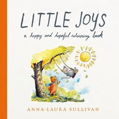 Zdjęcie produktu dla Malbuch Little Joys, Englisch, 8 x 8 Zoll, 45 Illustrationen, einseitige Seiten