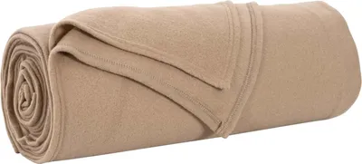 Image de vidaXL Jeté de lit chameau 350 x 270 cm Fleece