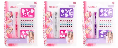 Produktbild von Create it! Tatto Geurpen met Diamanten en Sjablonen