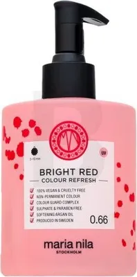 Produktbild von Maria Nila Colour Refresh ernährende Maske mit Farbpigmenten zur Auffrischung roter Farbtöne Bright Red 300 ml