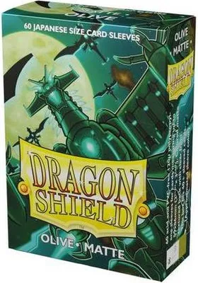 Image de Dragon Shield Japanese Sleeves Matte Olive (60 ct)