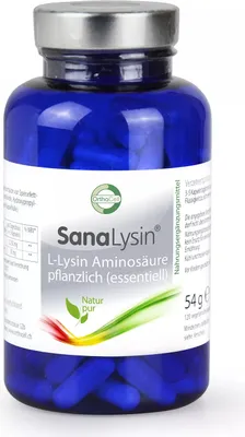 Produktbild von SanaLysin - essentielle Aminosäure 120 Kapseln á 450 mg