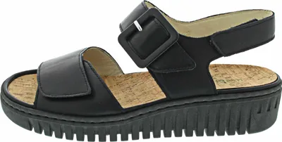 Produktbild von Waldläufer H-Willow NAPPA Sandale Schwarz in Gr. 39