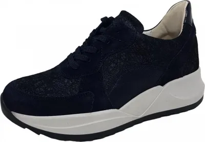 Image de Chaussures à lacets pour femmes Waldläufer Sportive Bleu Loisirs, Taille:EUR 37.5 | UK 4.5