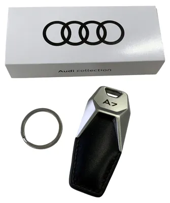 Original Audi A7 PREMIUM Schlüsselanhänger Schlüssel Logo mit Gravur A7 4G 4K – Produktansicht
