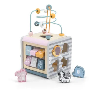 Produktbild von PolarB,Hölzernes Spielzeug,Aktivitätsbox,5-in-1