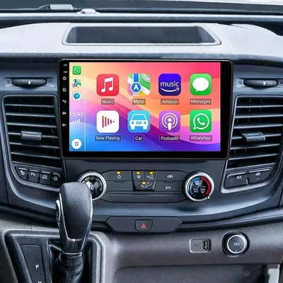 Immagine prodotto di Autoradio Android da 10 pollici - CarPlay e Android Auto wireless, touchscreen, Bluetooth, navigazione GPS