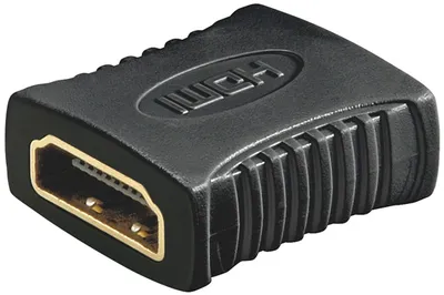 Produktbild von Goobay 60730 HDMI™ Adapter, , Schwarz - HDMI™-Buchse (Typ A) > HDMI™-Buchse (Typ A)