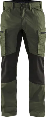 Produktbild von Wartungshose BLAKLADER Stretch T.38 - ARMEE GRÜN/SCHWARZ - 145918454699-38