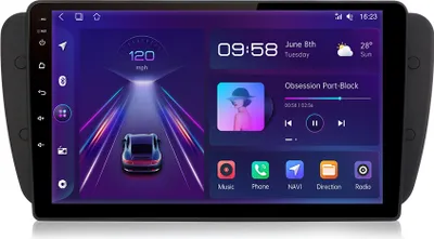 Produktbild von 9 "Android12 SWC GPS Navi android DSP Radio dla Seat Ibiza 6j 2009-2013 1+32G DAB+ 4core