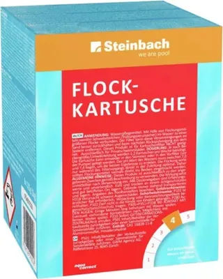 Produktbild von Steinbach Flockkartusche 1kg, Flockungsmittel Pool, Wasserpflege