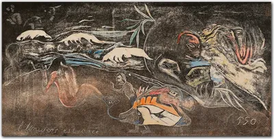 Produktbild von Coloray - Bild aus Glas - 120x60 cm - wanddekoration wohnzimmer glasblock mit bild gehärtetes Glas Dekoration Küche - moderne Gauguin