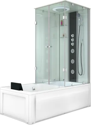 Produktbild von Whirlpool Dusche Kombination K05-L02-WP Duschtempel 180x90 cm