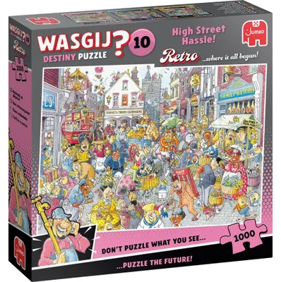 Image de Wasgij Retro Destiny 10 - Troubles sur la rue principale - Puzzle 1000 pièces