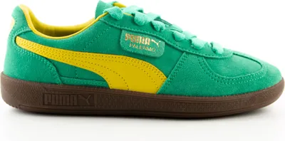 Zdjęcie produktu dla Buty unisex Puma Palermo skóra zamszowa zielone sneakersy 39