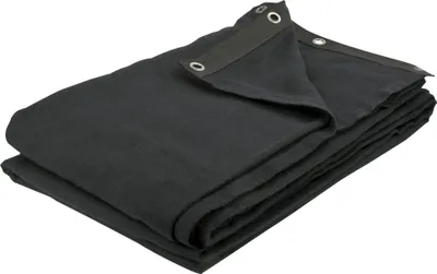 Produktbild von Showgear Backdrop Dekomolton 160 g/m² Schwarz - 300 x 300 cm (B x L)