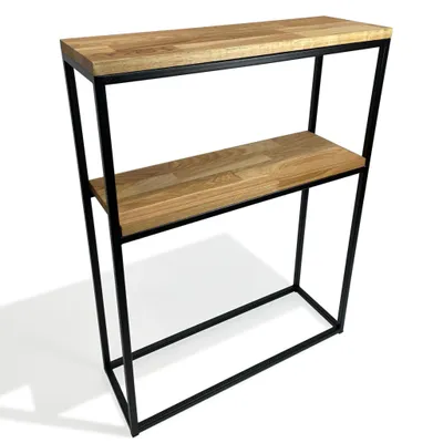 Obrázek produktu pro Nábytková konzola dřevěná 60x80x20cm dvojitá