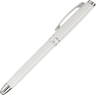 Produktbild von Rollerball / aus Metall / mit 2 Zierringen / Farbe: weiß