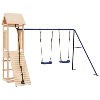 Produktbild von vidaXL Spielturm Massivholz Kiefer