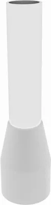 Immagine prodotto di 100 pezzi puntalini isolati bianchi 0,5 mm2/8 mm E0508 Elpromet 0194