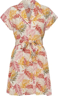 Produktbild von Only Laure Fr Kurzes Kurzarmkleid Orange XS Frau Orange XS