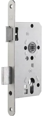 Produktbild von SAG Einstemmschloss 1 7464WO PZW,DM55,Stulp 235x18x3mm,rechts, silber lackiert