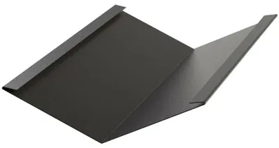 Zdjęcie produktu dla Kosz dachowy/rynna dachowa szer. 333mm, 1 mb, Ocynk malowany, Ciemny brąz RAL 8019