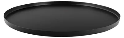 Produktbild von Present Time - Tablett Round - Schwarz - Ø39,5cm