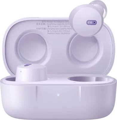 Immagine prodotto di Cuffie in-ear Baseus Bowie E18 wireless TWS ENC IPX4 Bluetooth 5.3 Viola